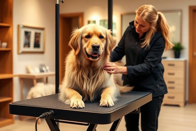 Professional dog groomer